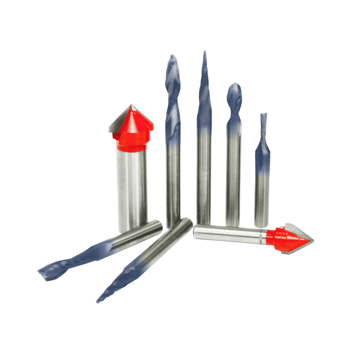 Freud 87-108 8 Piece CNC Router Bit Signmaking Set