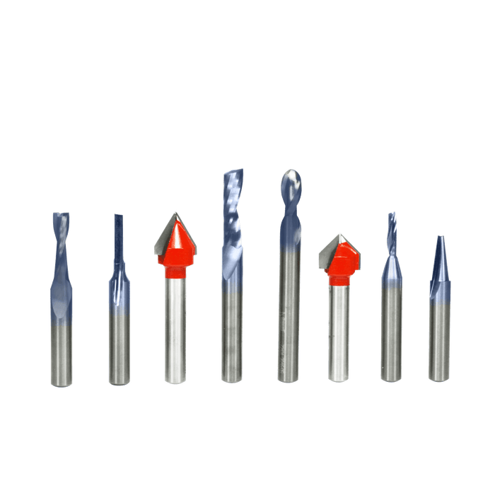 Freud 87-208 8 Piece CNC Router Bit General Purpose Set