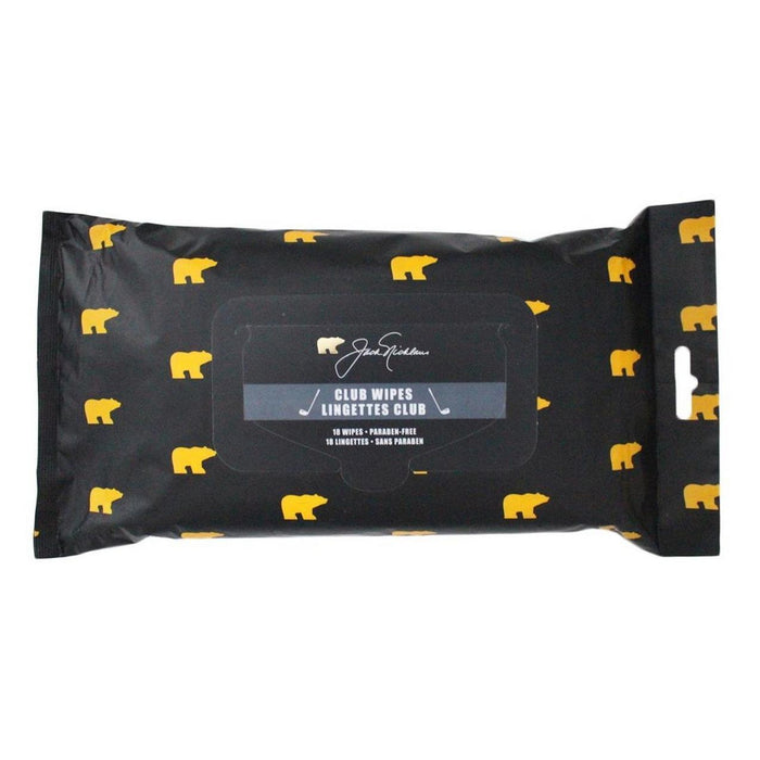 JACK NICKLAUS Extra Thick Club Wipes - Single Pack 18 wipes/Pack