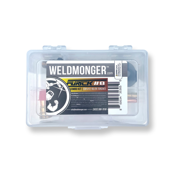 WELDMONGER® Furick #8 PRO Combo Kit, Size 1/16 - For 17,18,26 Style Torches