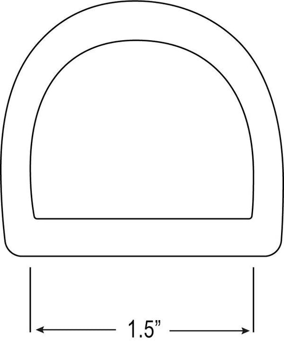 Boxer 6-Pack 900lb 1.5" D-Ring Anchor Points 1/4 Inch Stainless Steel Lashing Ring for Trucks, Trailer, RV, Camper, Boats, Motorcycle, Vans, ATV Vehicles