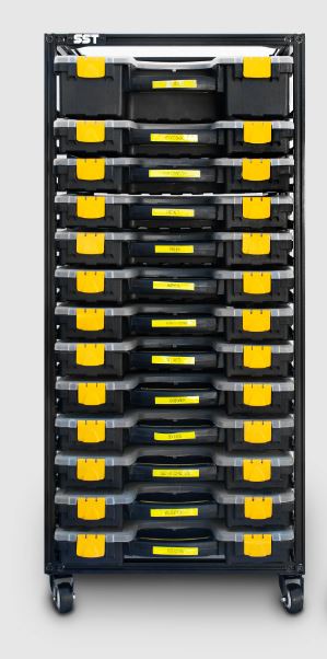 SST036-950x425 Parts Bin Organizer (950mm , 14 Bin)