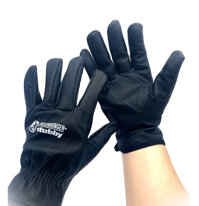 Weldmonger® TIG Welding Gloves - Black "Stubby®"