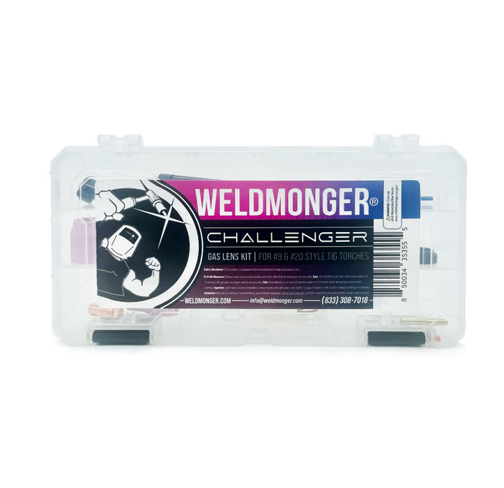 Weldmonger® Challenger TIG Kit for #9/20 Torches