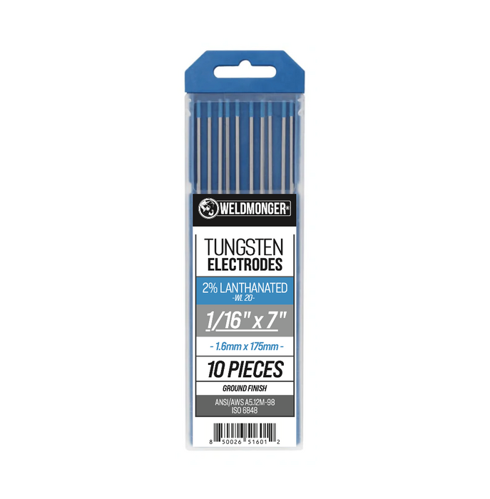 Weldmonger® 2% Lanthanated Tungsten, 10/PK