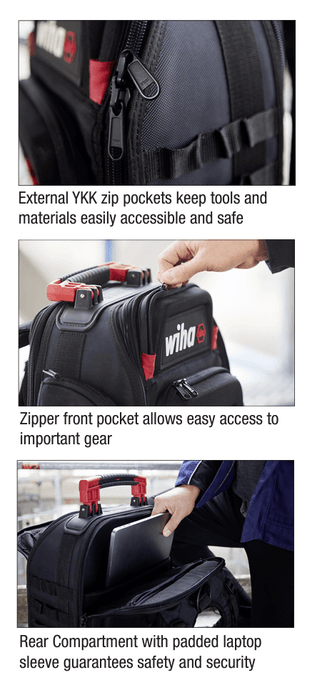 WIHA HEAVY DUTY TOOL HAULER BACKPACK