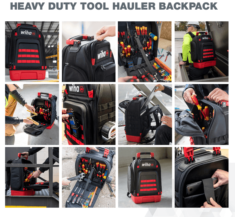 WIHA HEAVY DUTY TOOL HAULER BACKPACK