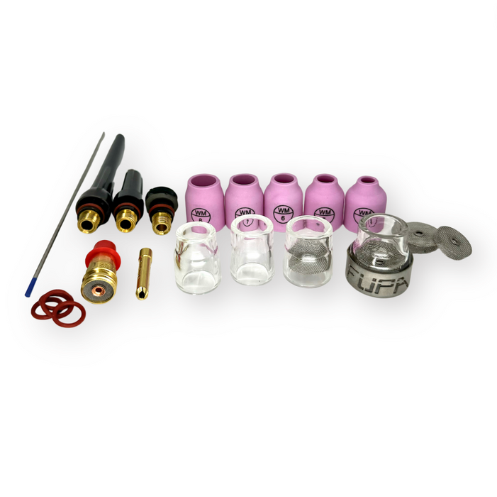 Weldmonger® Navigator Clear Gas Lens Kit for 17/18/26 Style Torches