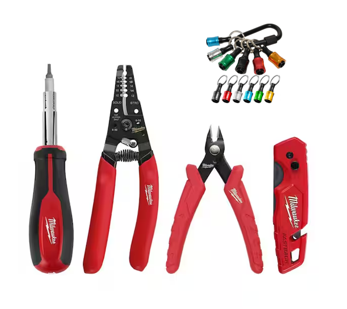 Electrician's Hand Tool Kit (4-Piece)