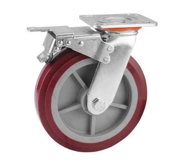 Tolsen 62946 6″ PP&PU Swivel Caster W/Brake (Industrial)