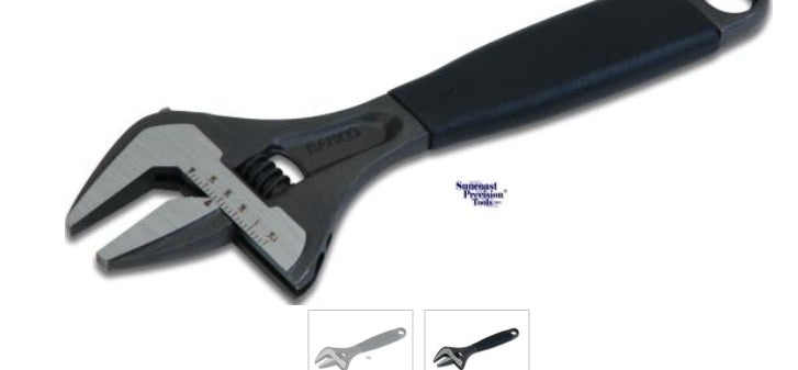 Bahco Black X-Wide Adj. Wrench Ergo 8in. - BAH9031RUS