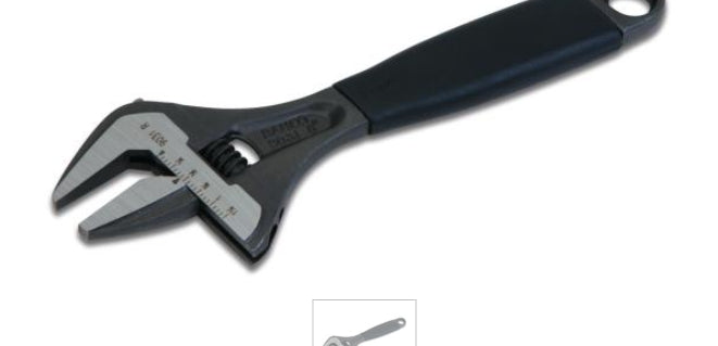 Bahco Black X-Wide Adj. Wrench Ergo 10in. - BAH9033RUS