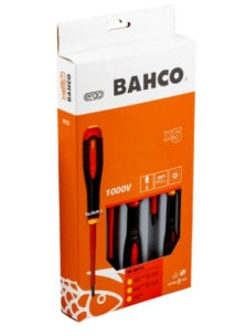 Bahco 5 Pcs Insulated Ergo Screwdrr Set - BAHBE9881S