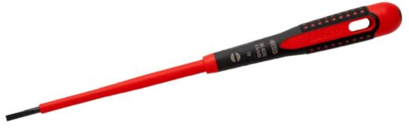 Bahco Screwdrr Insulated Slotted Ergo 8 X 4 X 1/8in. - BAHBE-8220S