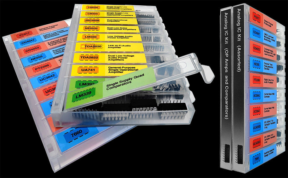 161 pcs 20 Models IC Chip Assortment Set Analog Opamp Pack