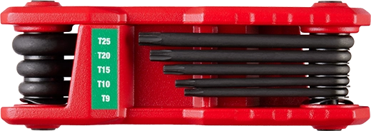 Milwaukee 8-Key Folding Hex Key Set - Torx48-22-2184
