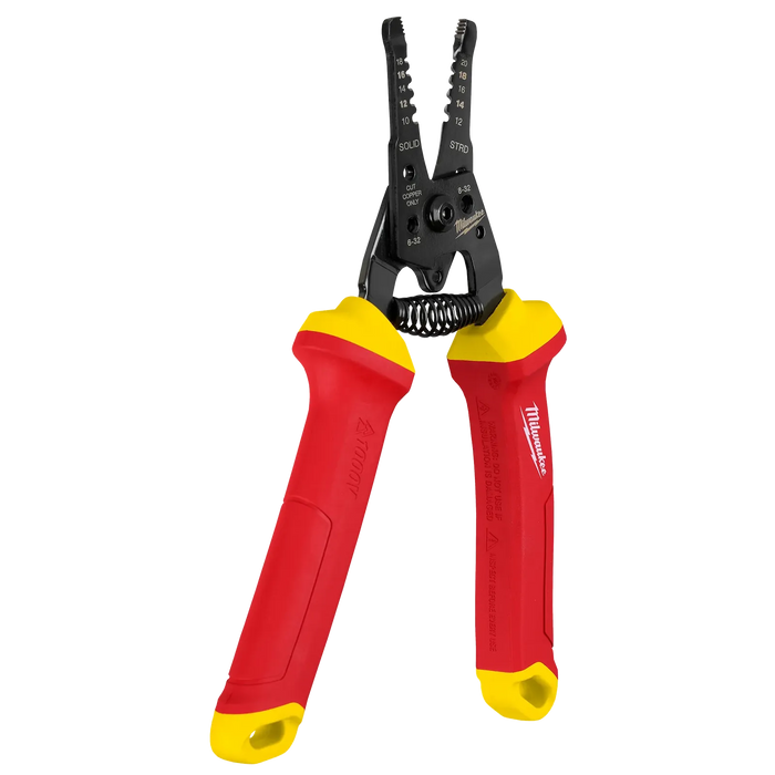 Milwaukee 1000V Insulated 10-20 AWG Wire Stripper & Cutter 48-22-2214
