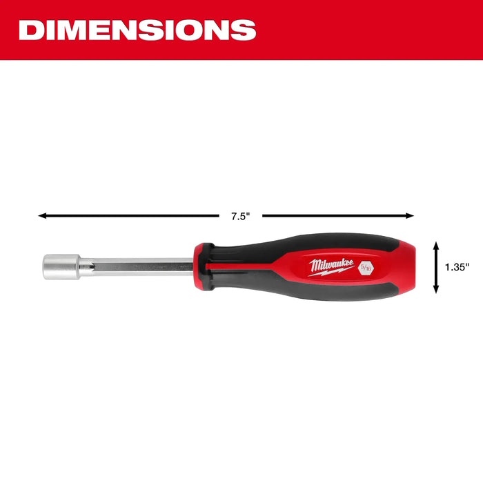 Milwaukee 7pc SAE HollowCore™ Magnetic Nut Driver Set 48-22-2547
