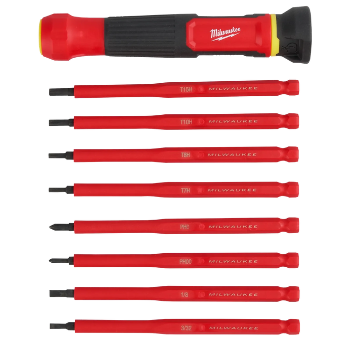 Milwaukee 8-in-1 1000V Insulated Precision Multi-Bit Screwdriver 48-22-2217