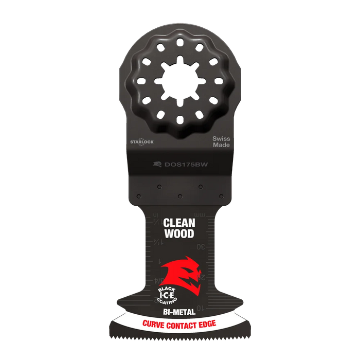 Diablo Diablo Demo Demon™ 1-3/4" Starlock Bi-Metal Oscillating Blades for Clean Wood (3-Pack)