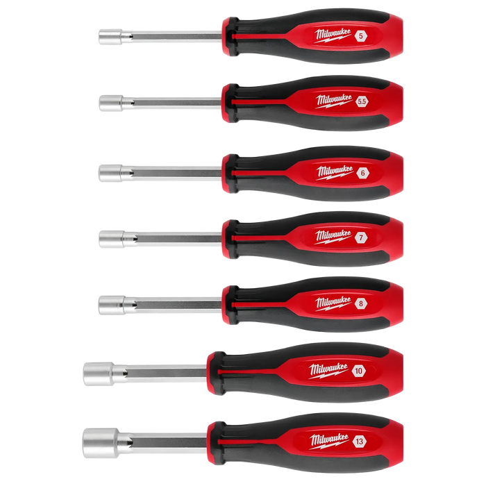 Milwaukee 7pc Metric HollowCore™ Magnetic Nut Driver Set 48-22-2548