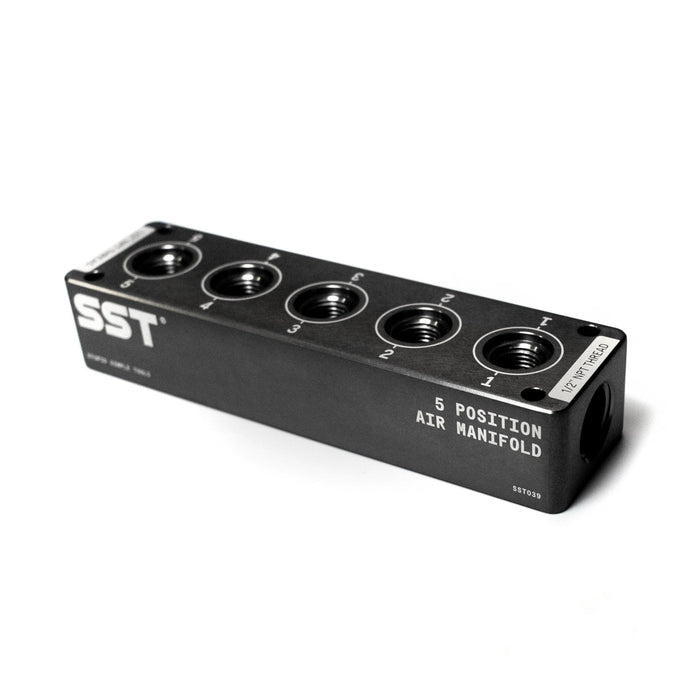 SST039-05 Aluminum Air Manifold - 5 Ports
