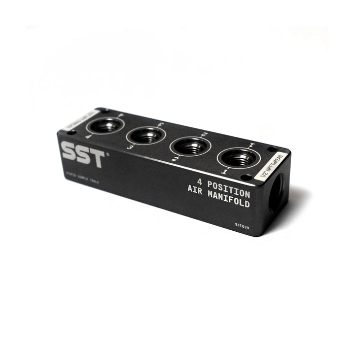 SST039-04 Aluminum Air Manifold - 4 Ports