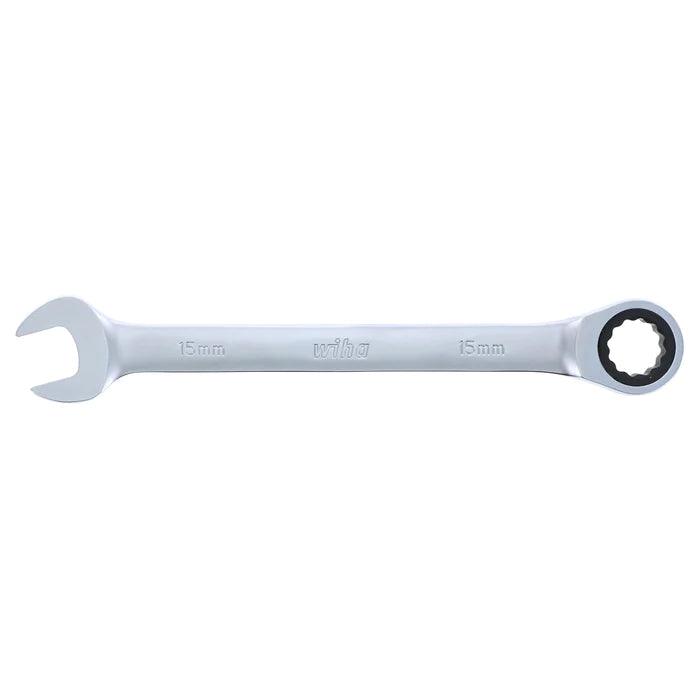 Wiha Combination Ratchet Wrench 15mm x 200mm