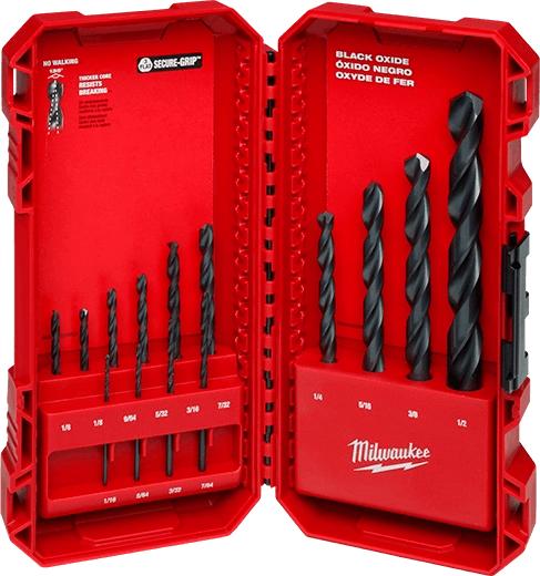 Milwaukee THUNDERBOLT® Black Oxide Drill Bit Set – 14PC 48-89-2800