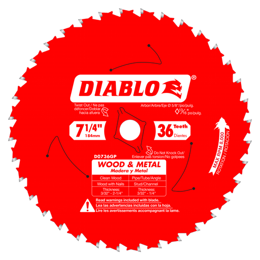 Circular Saw Blades Wood & Metal Cutting