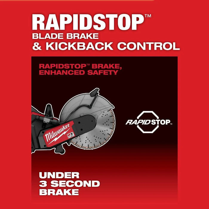 Milwaukee MX FUEL 14 in Cut-Off Saw with RAPIDSTOP Brake Kit MXF315-2XC