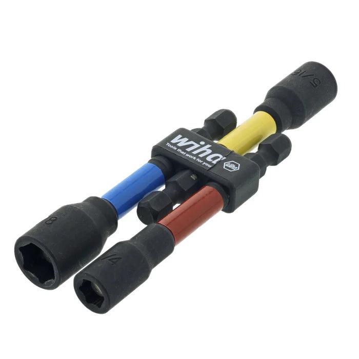 3 Piece Color Coded Magnetic Nut Setter SAE Set 3" 70489