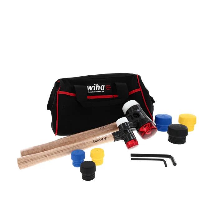 14 Piece Split Head Mallet Set in Tool Bag