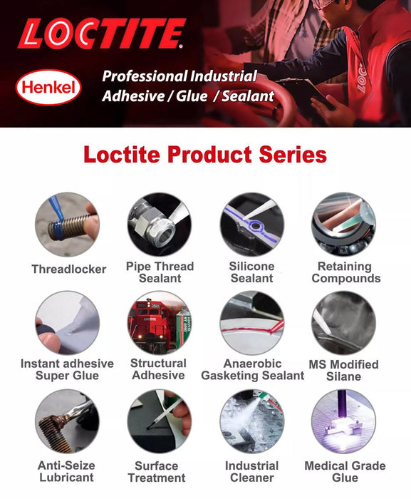10-Pack Loctite Thread Sealant 567 PST Thread Sealant High Temperature 250 ml tubes