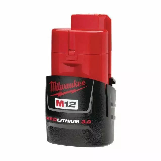 Milwaukee M12 RedLithium CP 3 Ah Lithium-Ion Battery Pack 1 pc