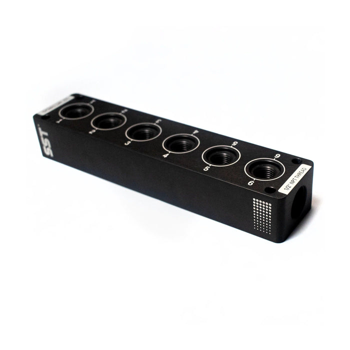SST039-06 Aluminum Air Manifold - 6 Ports