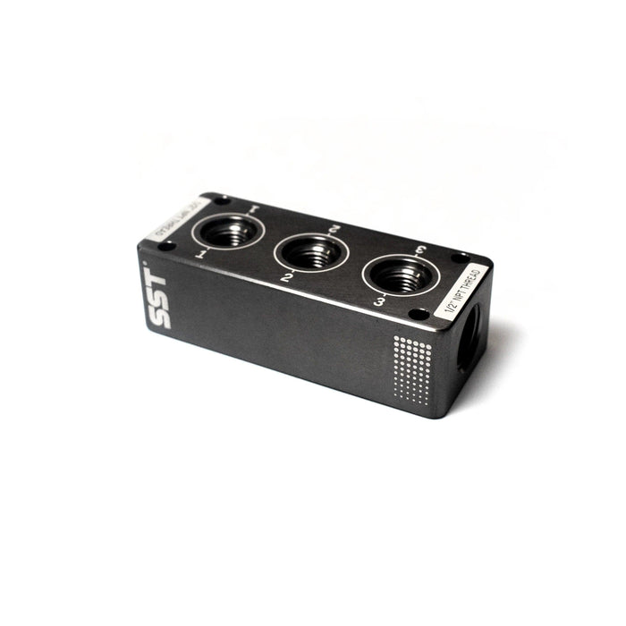 SST039-03 Aluminum Air Manifold - 3 Ports