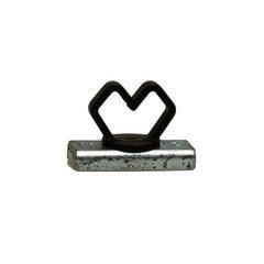 Rectangular Pipe Mount Magnet with 1/2 inch cable retainer, 10 lbs pull force, 10 pieces/bag