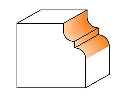 CMT 844.287.11 Classical Ogee Bit, 1/4-Inch Shank, 5/32-Inch Radius, Carbide-Tipped