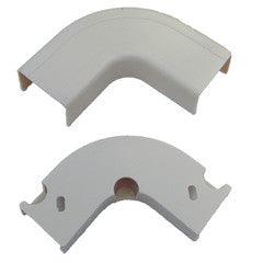 Cable Raceway, White, 1.75 inch, End Cap