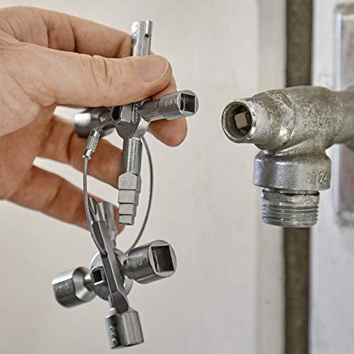 Knipex 00 11 01 TwinKey β for control cabinets, windows and shut-off systems