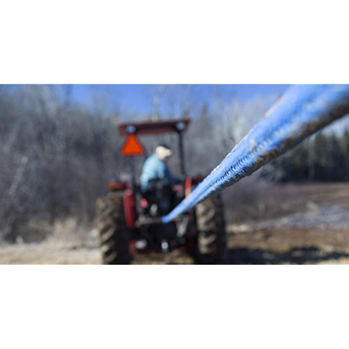 DitchPig 447521 Kinetic Energy Vehicle Recovery Double Nylon Braided Rope with Tote Bag, 7/8" x 20', 24,700 lbs. Breaking Strength