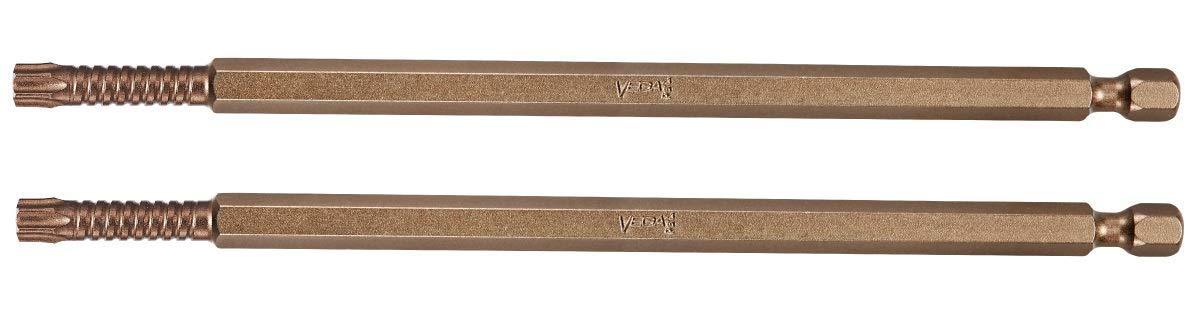 VEGA T15 TORX Impact Driver Bits. Impactech Professional Grade Impact Grade T-15 TORX 6" Bits. (Pack of 2) P1150T15A-2 #84