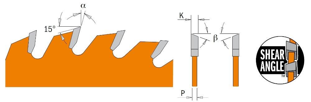 CMT P10080 5/8" Bore ITK Melamine & Ultra Finish Saw Blade, 10" x 80 Teeth