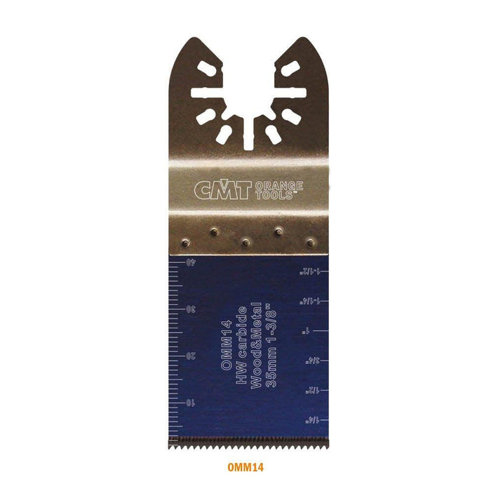 CMT OMM14-X1 Plunge & Flush-Cut Blade For Wood & Metal Extra Long Life Quick Release Oscillator Multicutter,