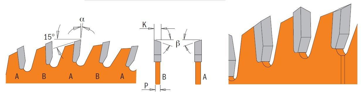 CMT 205.060.10 Industrial Cut-Off ATB Saw Blade, 10-Inch x 60 Teeth 20° ATB Grind with 5/8-Inch Bore, PTFE Coating