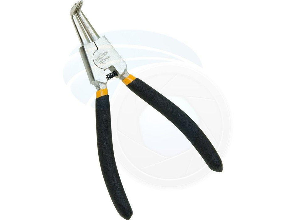 Tolsen External Bent Retaining Ring C-Clip Circlip Removal Plier 10092