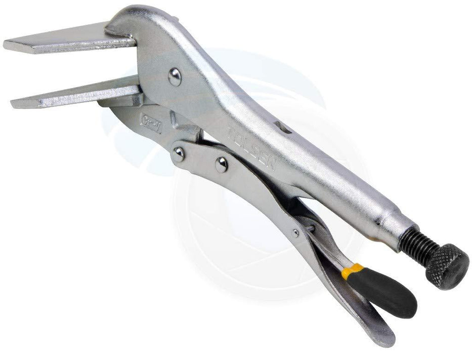 Tolsen 10-inch Steel Vise Holding Welding Sheet Clamp Grip Locking Pliers