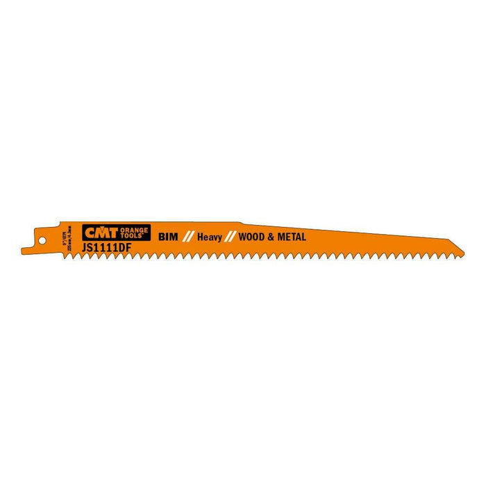 CMT USA, Inc. JS1111DF-5 CMT 6 TPI Bimetal Reciprocating Saw Blades for Wood/Metal (5 Pack), 8"