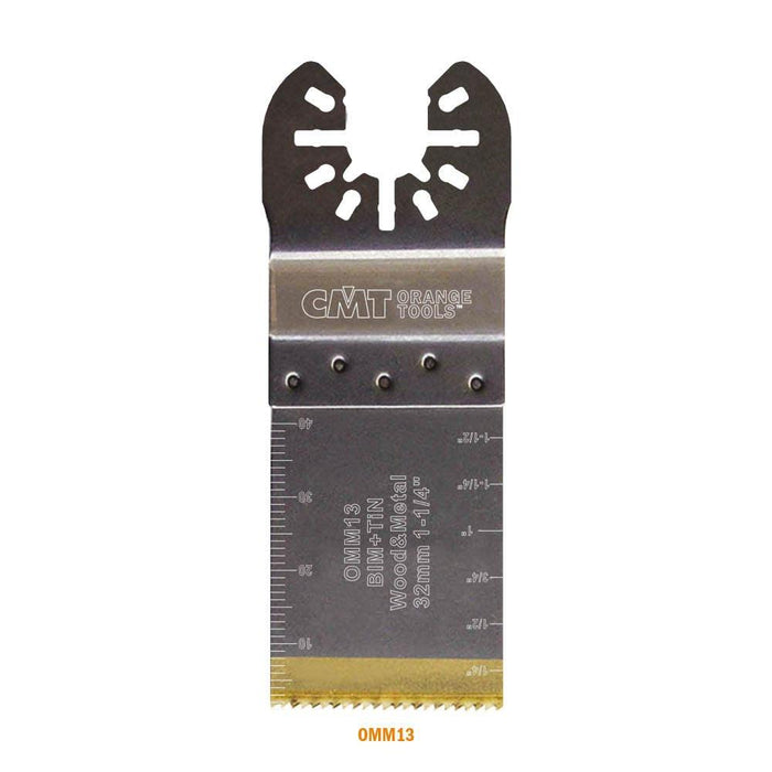 CMT OMM13-X1 Plunge & Flush-Cut Blade for Wood & Metal Extra Long Life Quick Release Oscillator Multicutter,